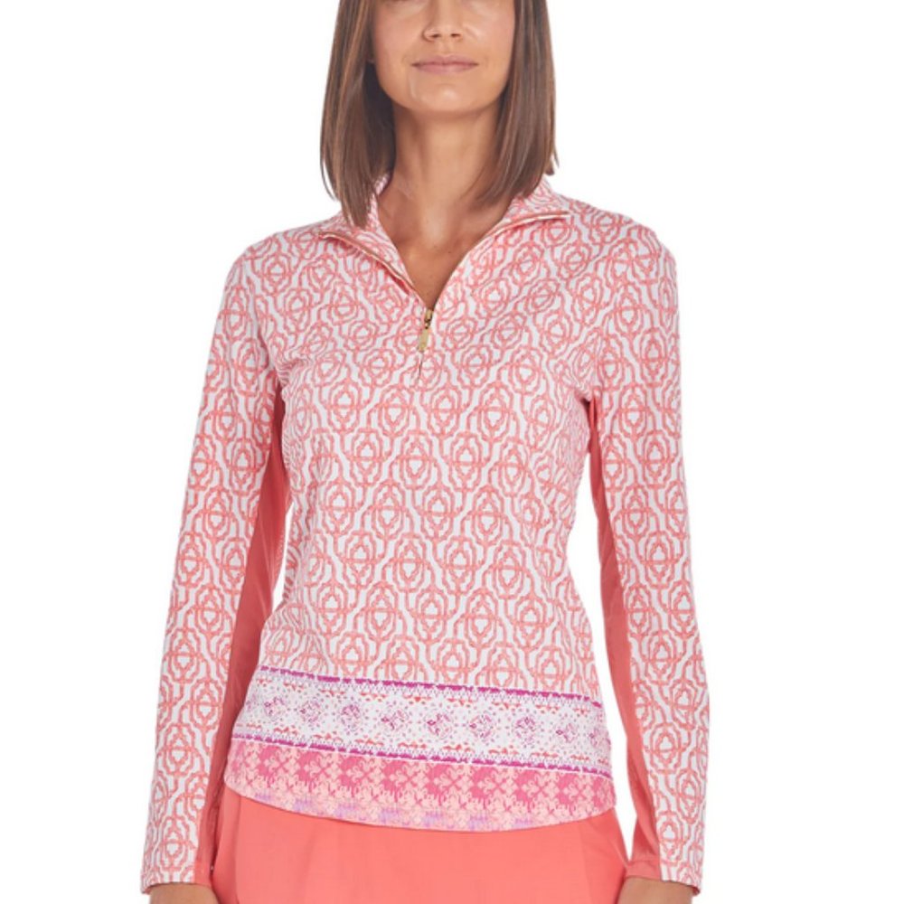Cabana Life Napa Sport Zip Polo Sizes S and XL - Picture 2 of 15
